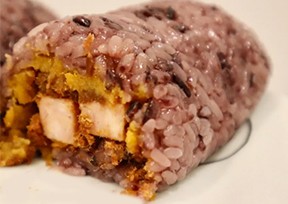 今日份早餐，超級簡單咸蛋黃肉松粢飯團(tuán)